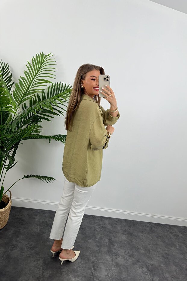 BASİC SALAŞ MODAL KUMAŞ GÖMLEK - 3