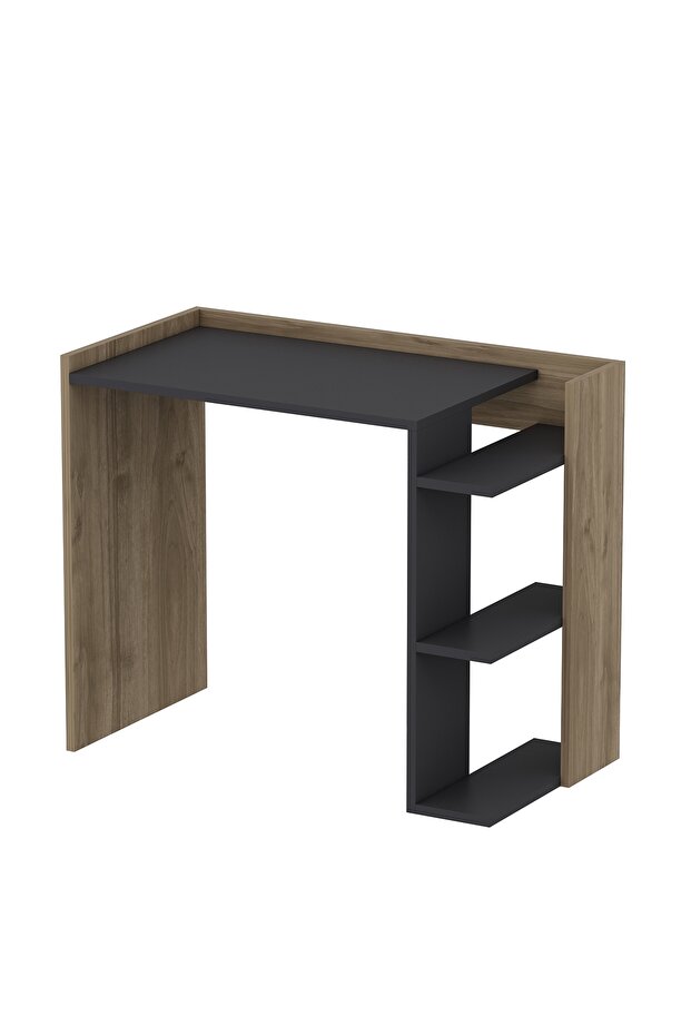 RUBY Çalışma Masası Antrasit Ceviz - 2