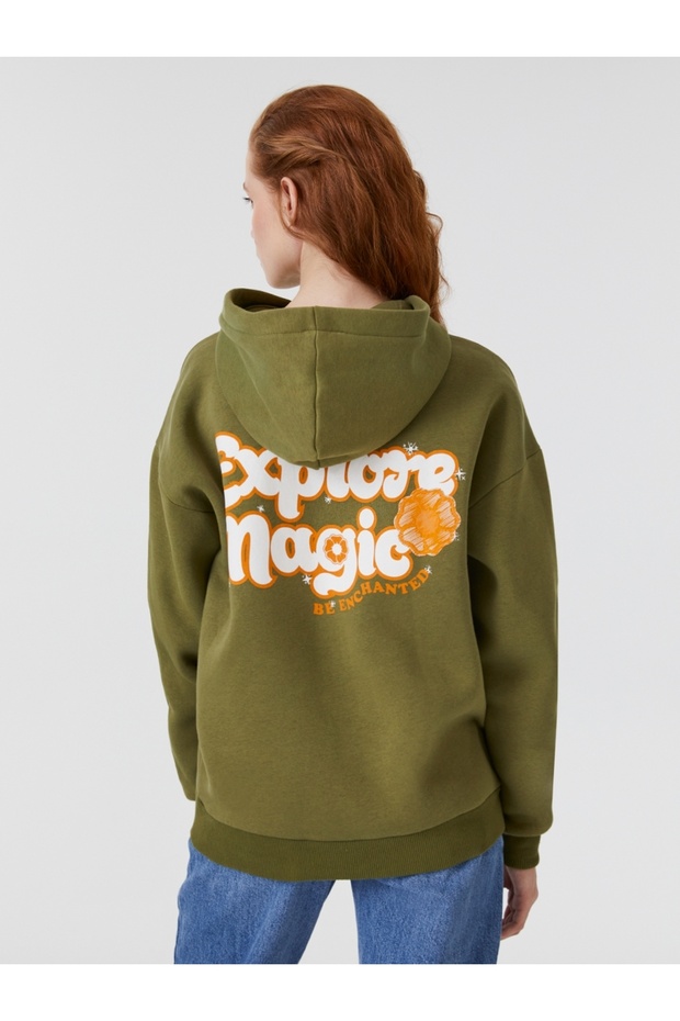 Oversize Kadın Sweatshirt - 3