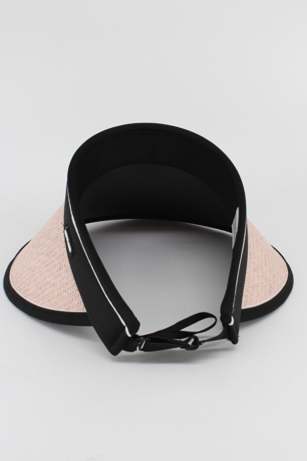Straw Visor Hat - Foldable Tennis Cap - 3