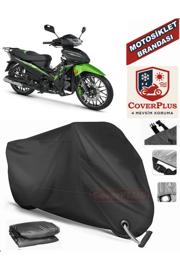 Black Lock Compatible Rks Sniper 50 Pro Motor Tarpaulin Motorcycle Tarpaulin Cover Tent
