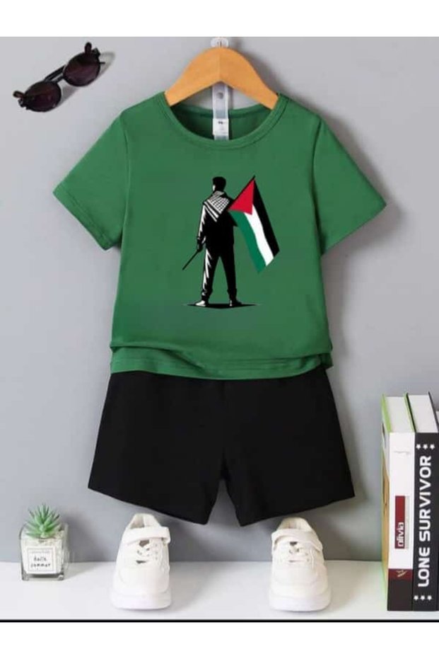 Free Filisti Printed Summer Children's Suit