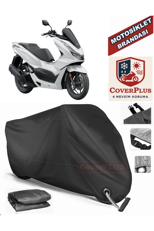 Black Lock Compatible Honda Pcx150 Engine Tarpaulin Motorcycle Tarpaulin Cover Tent