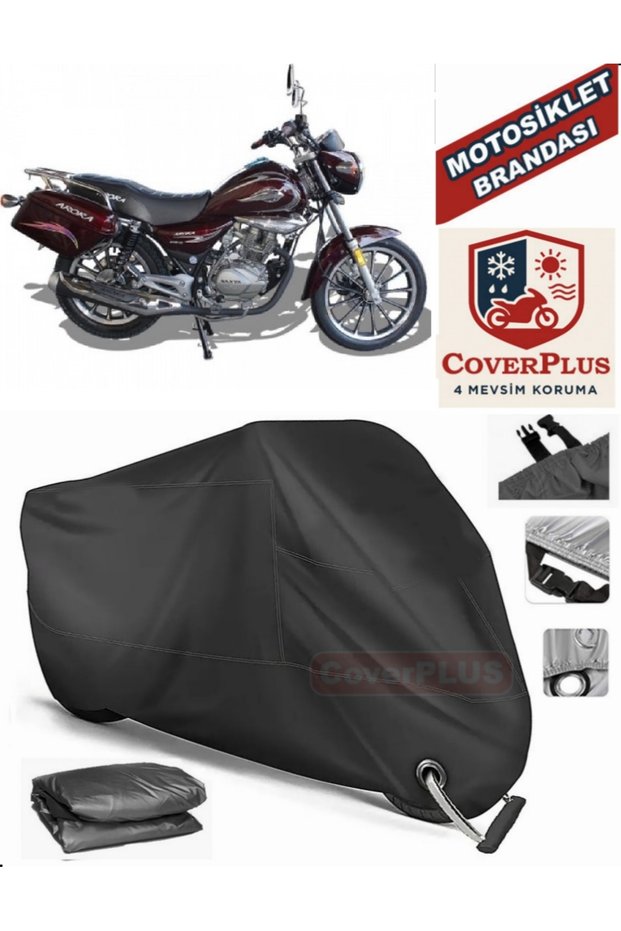 Black Lock Compatible Arora Ar 180-16 C Motor Tarpaulin Motorcycle Tarpaulin Cover Tent