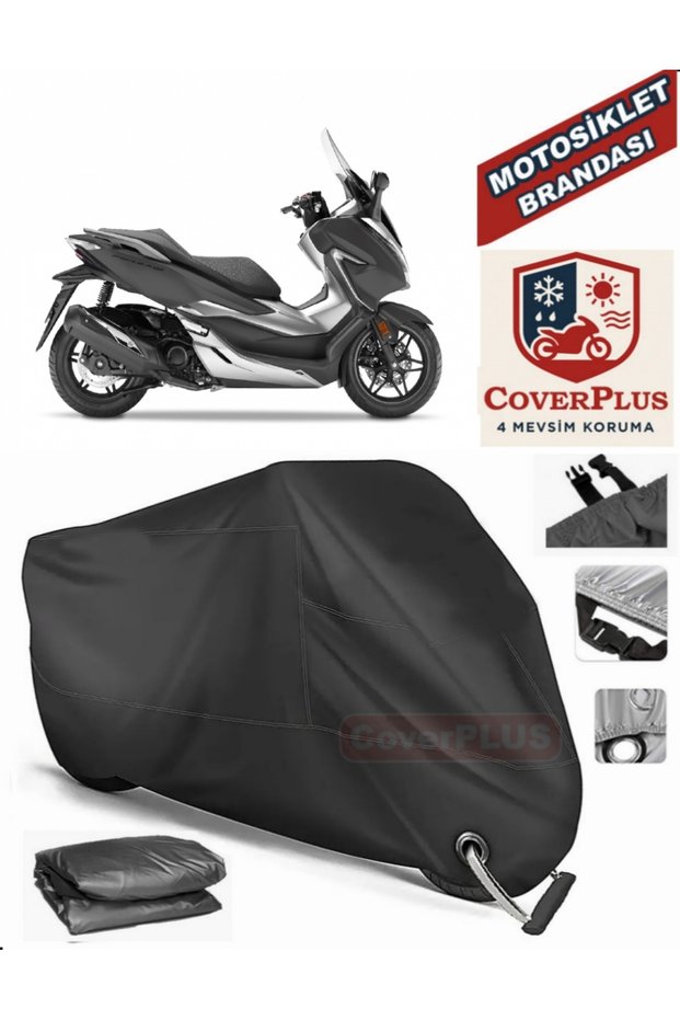 Black Lock Compatible Honda Nss300 Forza Motor Tarpaulin Motorcycle Tarpaulin Cover Tent