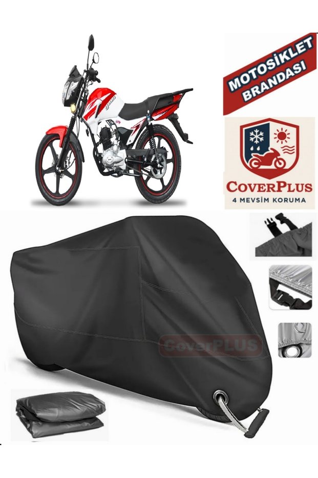 Black Lock Compatible Yuki Fifty 50 Motor Tarpaulin Motorcycle Tarpaulin Cover Tent