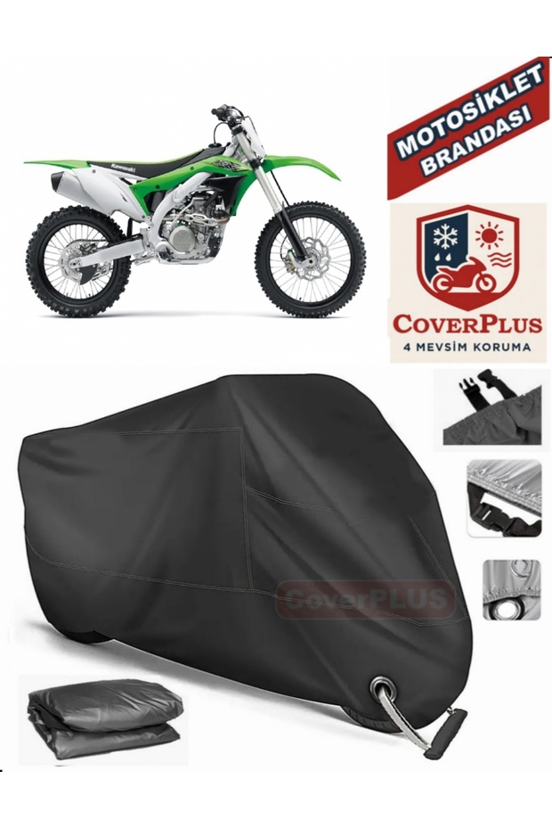 Black Lock Compatible Kawasaki Kx 450F Motor Tarpaulin Motorcycle Tarpaulin Cover Tent