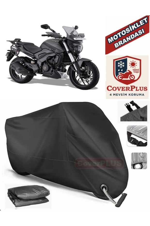 Black Lock Compatible Bajaj Dominar D 400 Motor Tarpaulin Motorcycle Tarpaulin Cover Tent