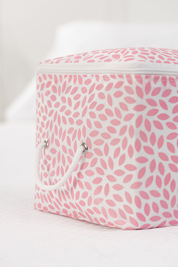 5 Pieces Powder Leaf Patterned Small Size under Base Socks Suitcase Organizer Dowry Organizer Hurç - 4