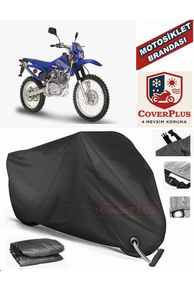Black Lock Compatible Kanuni Cheetah 125 Motor Tarpaulin Motorcycle Tarpaulin Cover Tent