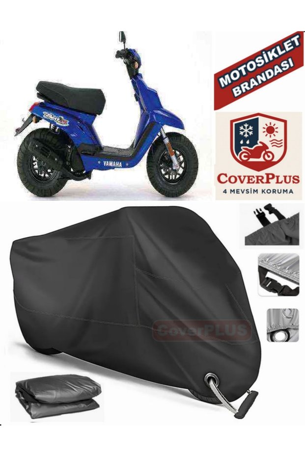 Black Lock Compatible Yamaha Bws 100 Motor Tarpaulin Motorcycle Tarpaulin Cover Tent