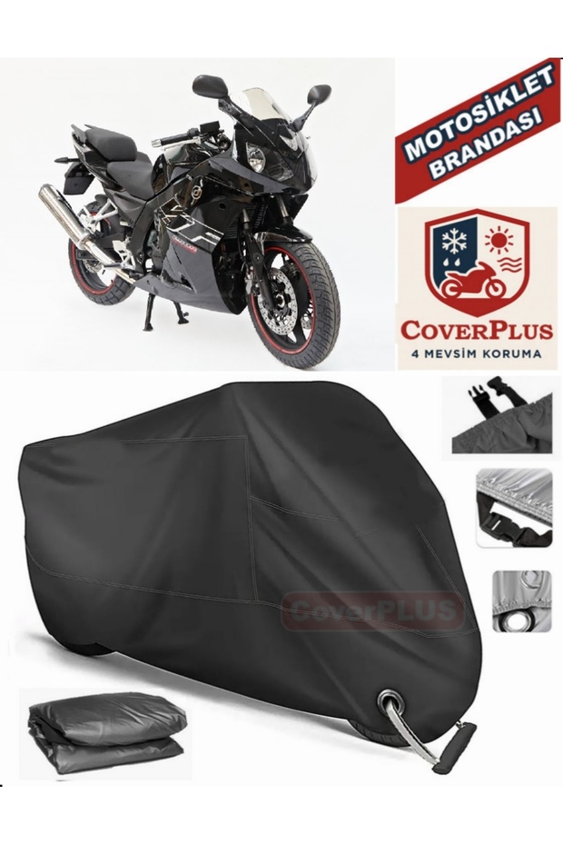 Black Lock Compatible Daelim Roadwin 250 Motor Tarpaulin Motorcycle Tarpaulin Cover Tent