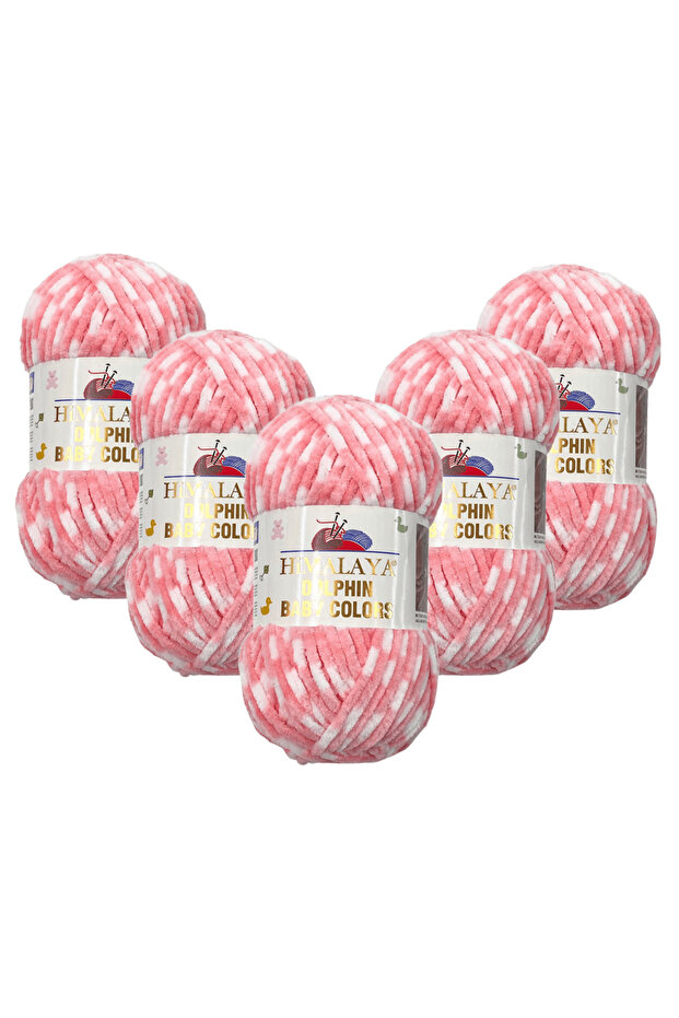 Dolphin Baby Colors Velvet Rope 5 Pack - 80427 - 100 Gr. 120 Mt.