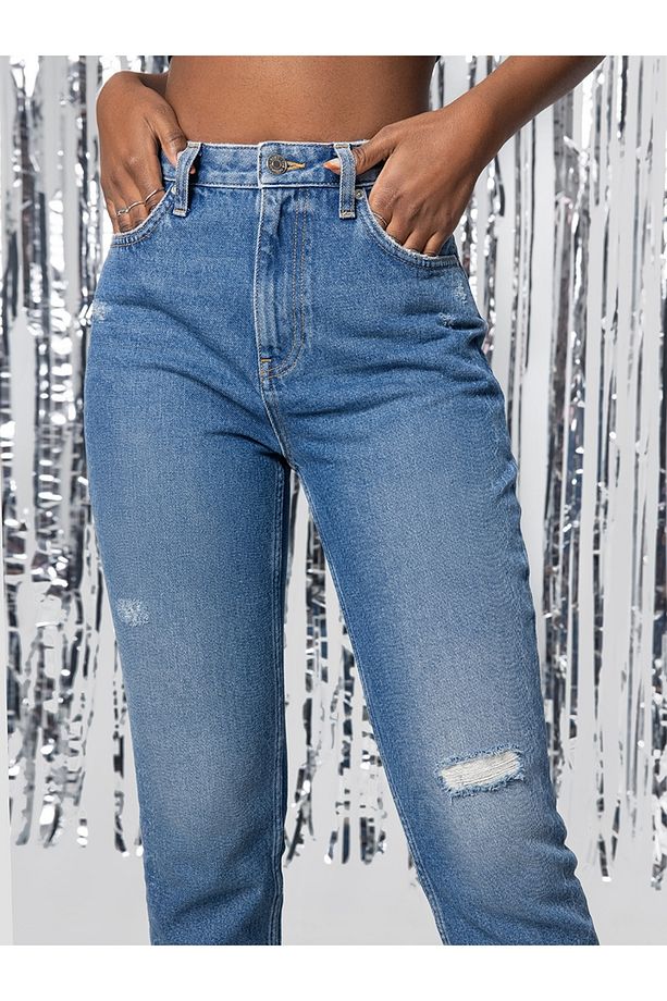 Mom Regular Fit Kadın Pantolon - 4