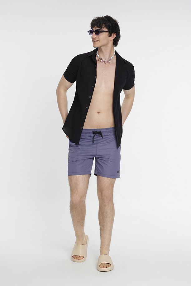 Regular Fit Erkek Deniz Şortu - 1
