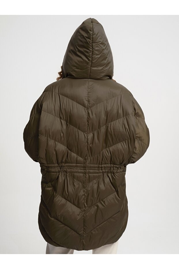 Oversize Fit Kadın Mont - 3