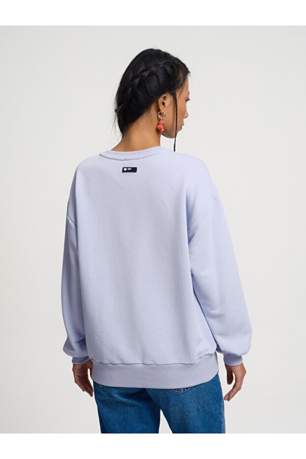 Oversize Kadın Sweatshirt - 3