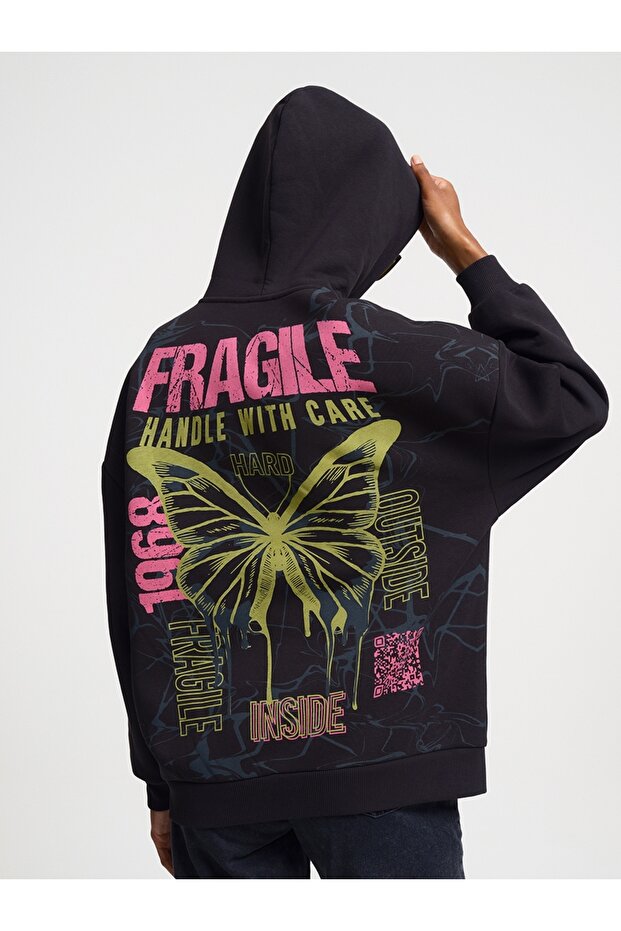 Oversize Kadın Sweatshirt - 2