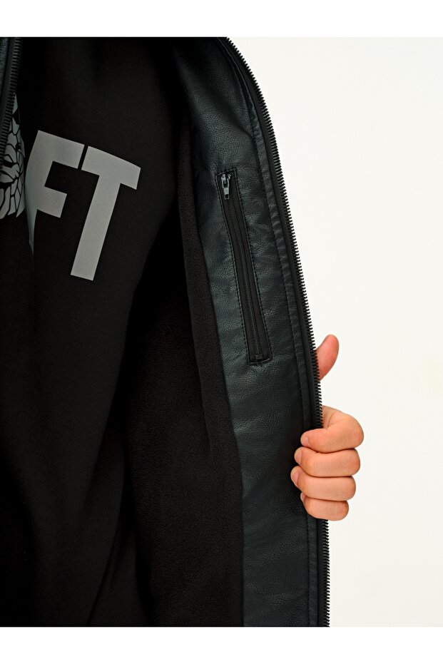 Regular Fit Erkek Mont Pu - 5