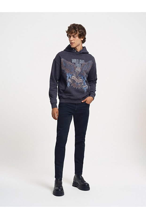 Oversize Erkek Sweatshirt - 2