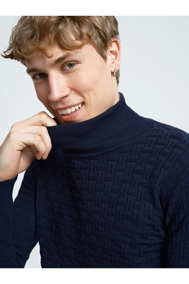 Slim Fit Erkek Kazak - 1