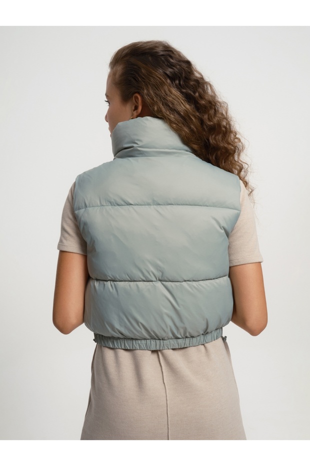 Crop Kadın Yelek - 3