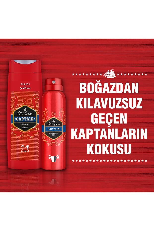 400ml Duş J+150ml Sprey Deox2 Captain - 5