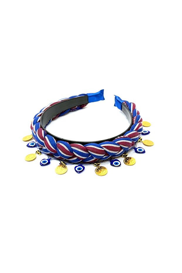 KARADENİZ YÖRESEL PULLU ÖRME SİYAH TAÇ - 5