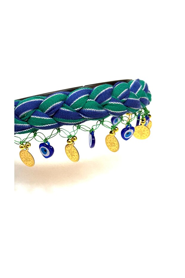 KARADENİZ YÖRESEL PULLU ÖRME SİYAH TAÇ - 5