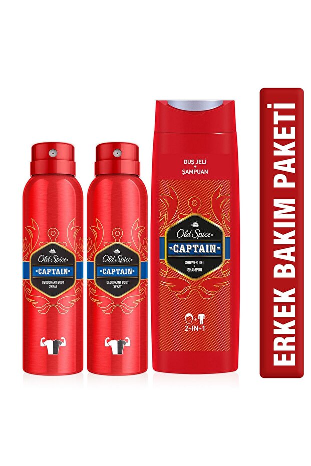 400ml Duş J+150ml Sprey Deox2 Captain - 2