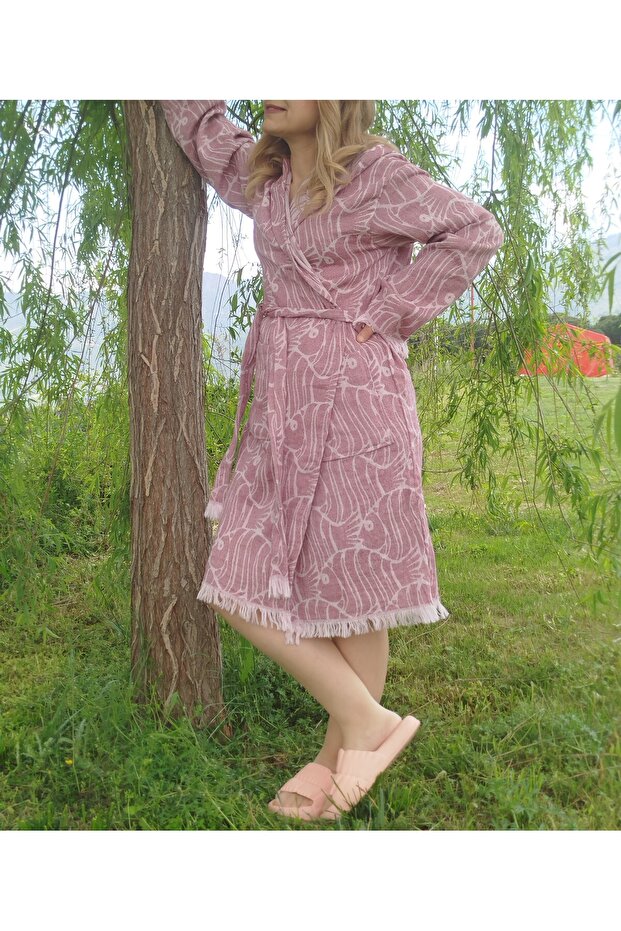 İKİ KATLI PEŞTEMAL BORNOZ - 2