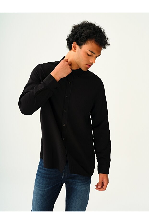 Regular Fit Erkek Gömlek U.kol - 1