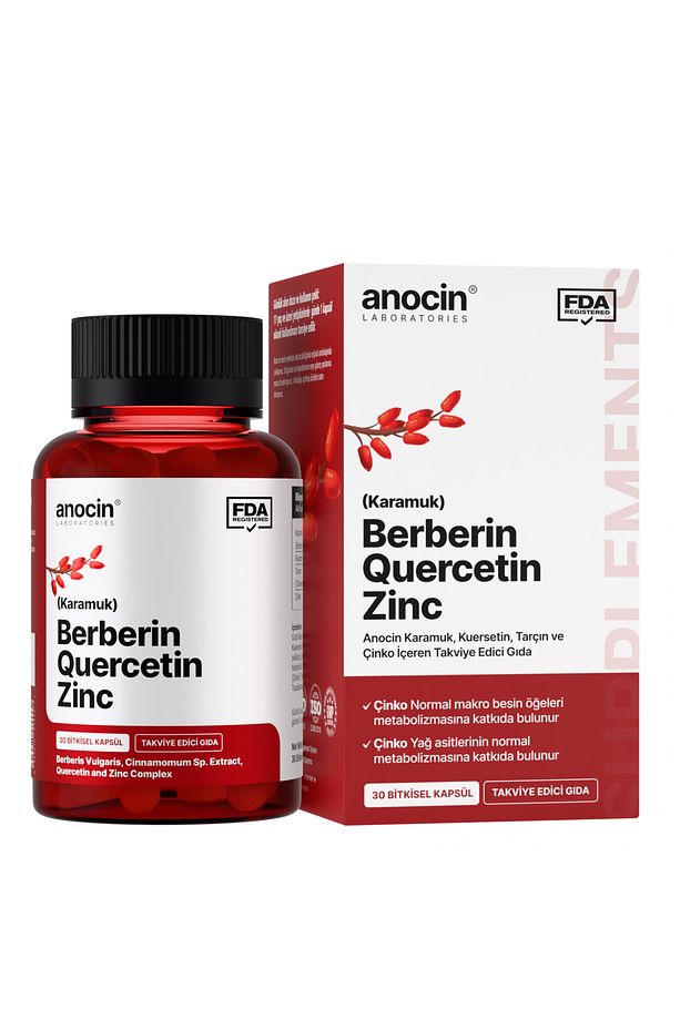 Berberin Complex ( Quercetin+Zinc ) Karamuk Berberis Vulgaris - 1