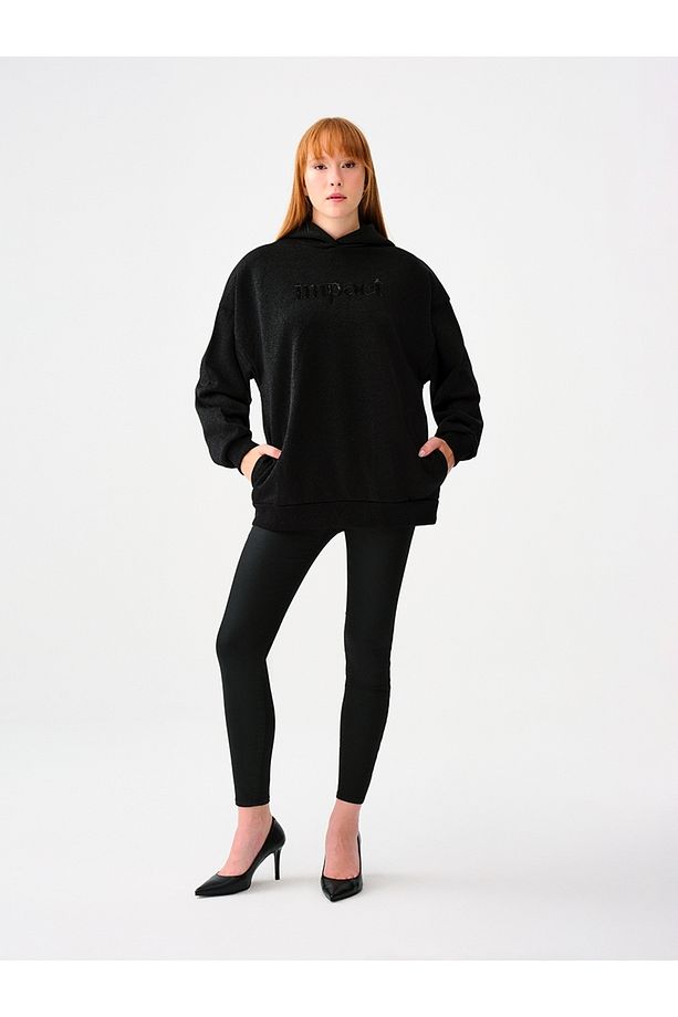 Oversize Kadın Sweatshirt - 2