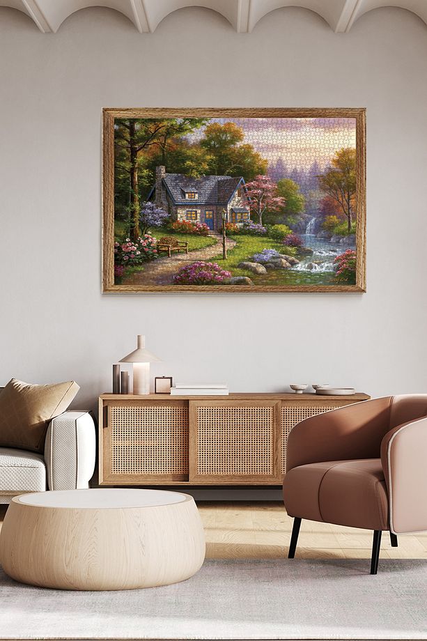 2000 Parça Yapboz Puzzle - Şelaleli Konak 3940 - 3