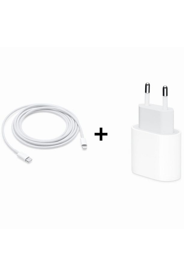 Apple 20 W Usb-c Güç Adaptörü Ve Usb-c - Lightning Kablosu 1m Set Orijinal Mhje3tu/a - 2
