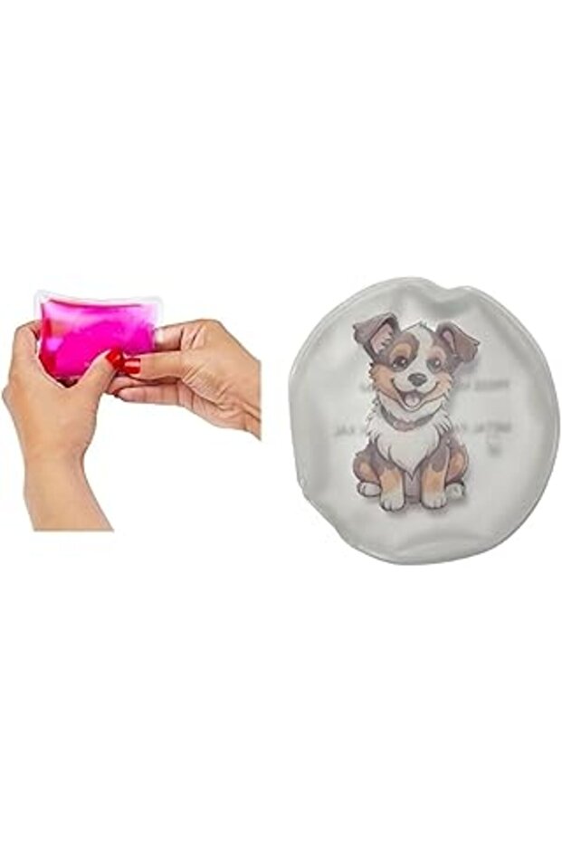 Cute Dog Pocket Stove, Hand Warmer, Hot Water Bag Pvc 9cm
