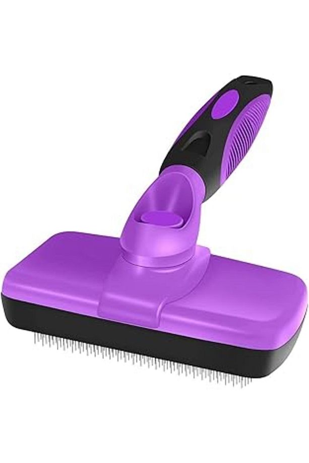 Buffer® Otomatik Temizlenebilen Tuşlu Pratik Kedi Köpek Tüy Toplama Fırçası - 1