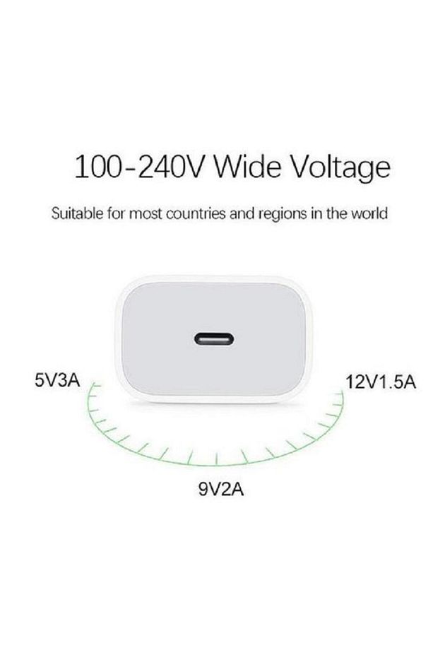 Apple 20 W Usb-c Güç Adaptörü Ve Usb-c - Lightning Kablosu 1m Set Orijinal Mhje3tu/a - 5
