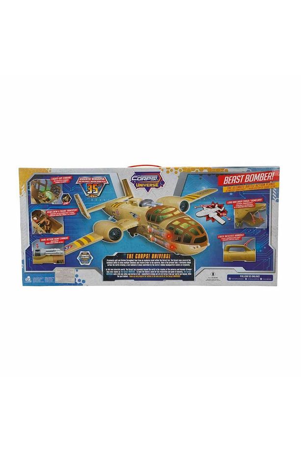 33938 The Corps Universe Beast Bomber Sesli Ve Işıklı Askeri Uçak - 3