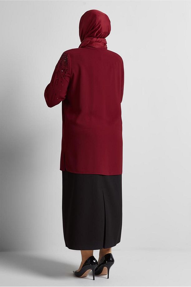 PUL PAYET İŞLEMELİ TUNİK 20709 - 4