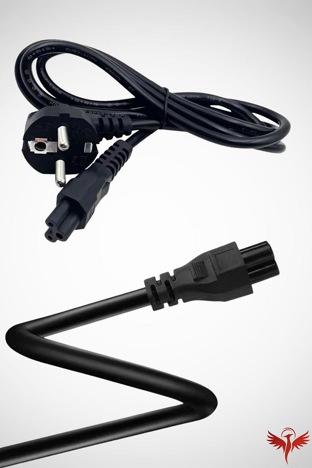 3 Metre Yonca Power Kablo - Notebook Adaptör Güç Kablosu 3*0.5mm 10a-16a 250v 500w 3mt -(IEC C5) - 7