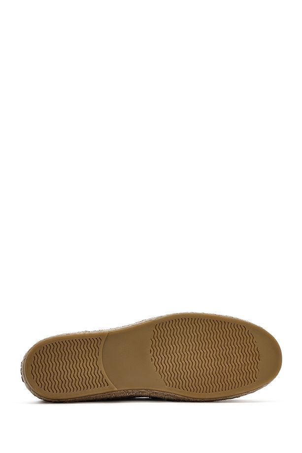 Erkek Vizon Süet Deri Espadril 25SFD770110 - 4