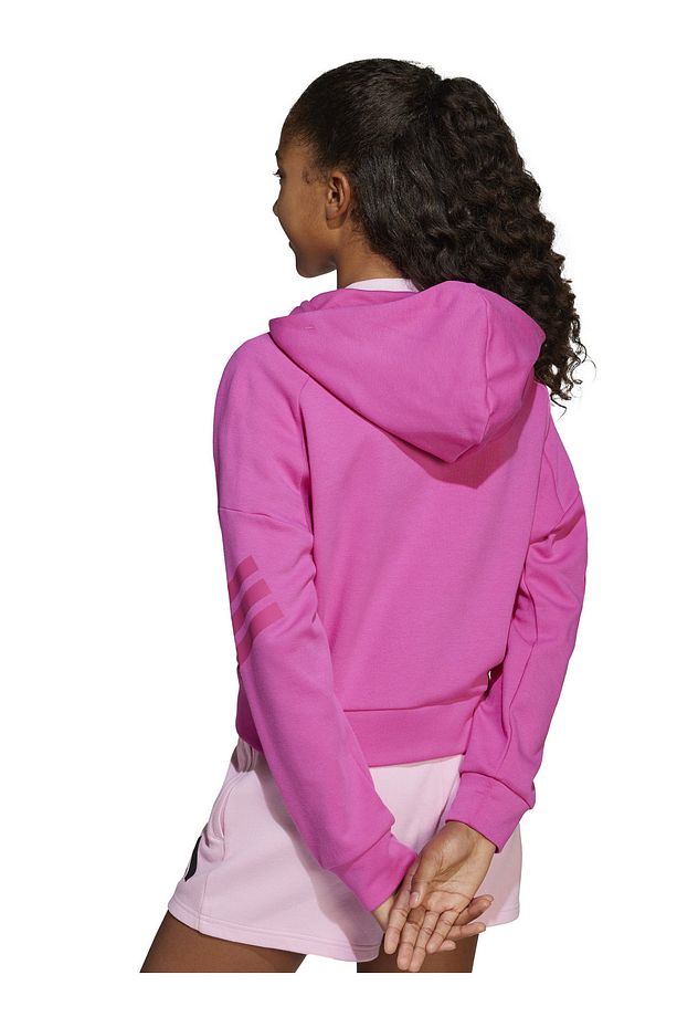 Mor Kız Çocuk Kapüşonlu Normal Kalıp Sweatshirt JJ4849-JG FI 3S FZ - 4