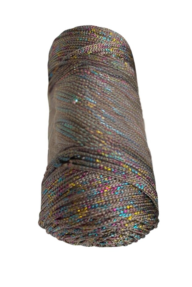 Macrame Thread 3mm Polyester Mink Glitter - 1