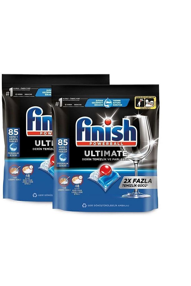 Ultimate Hepsi Bir Arada Bulaşık Makinesi Deterjanı Kapsül Tablet 255 Adet (85 x 3'lü) - 5
