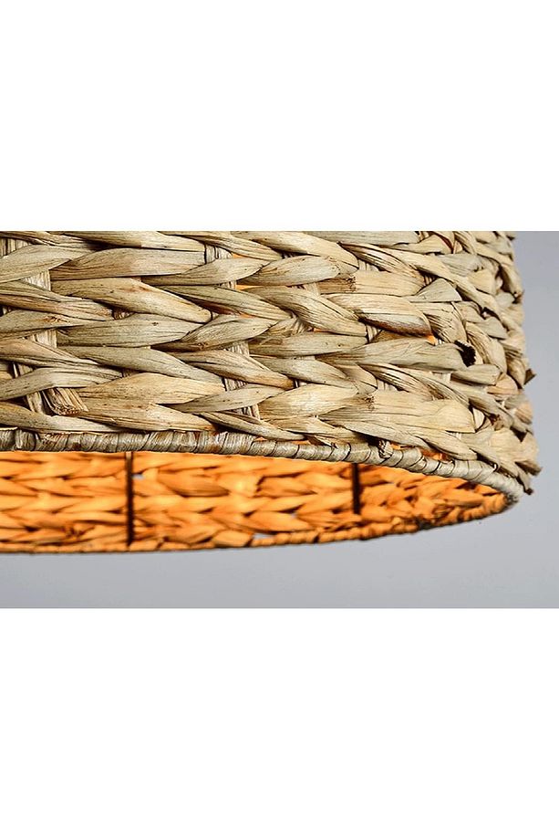 Cure Model Tekli Rattan Bambu Modern Tasarım İskandinav Bohem Sarkıt Avize - 6
