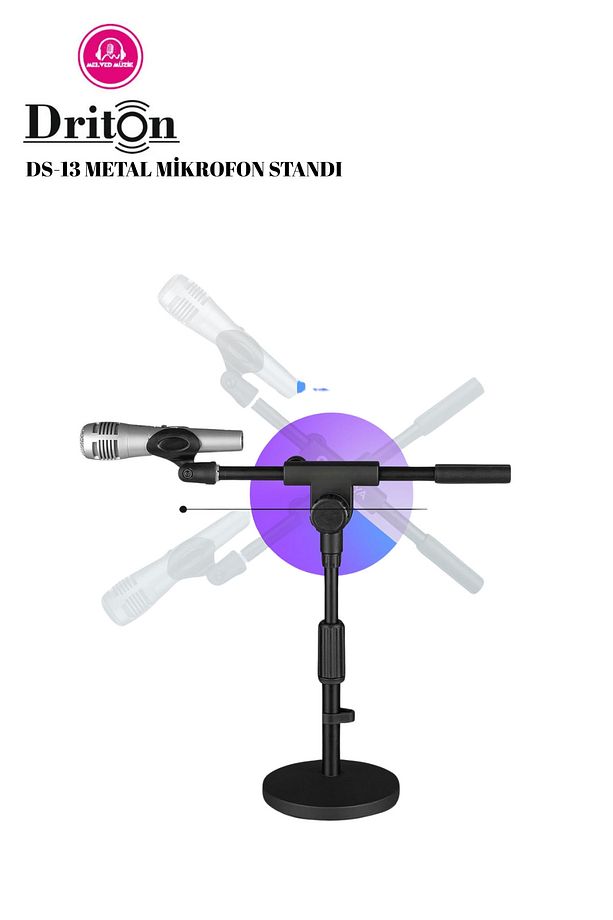 DS-13 METAL MİKROFON STANDI - 2