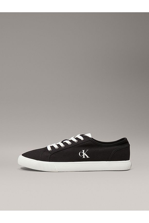 Canvas Low Profile Trainers - 7