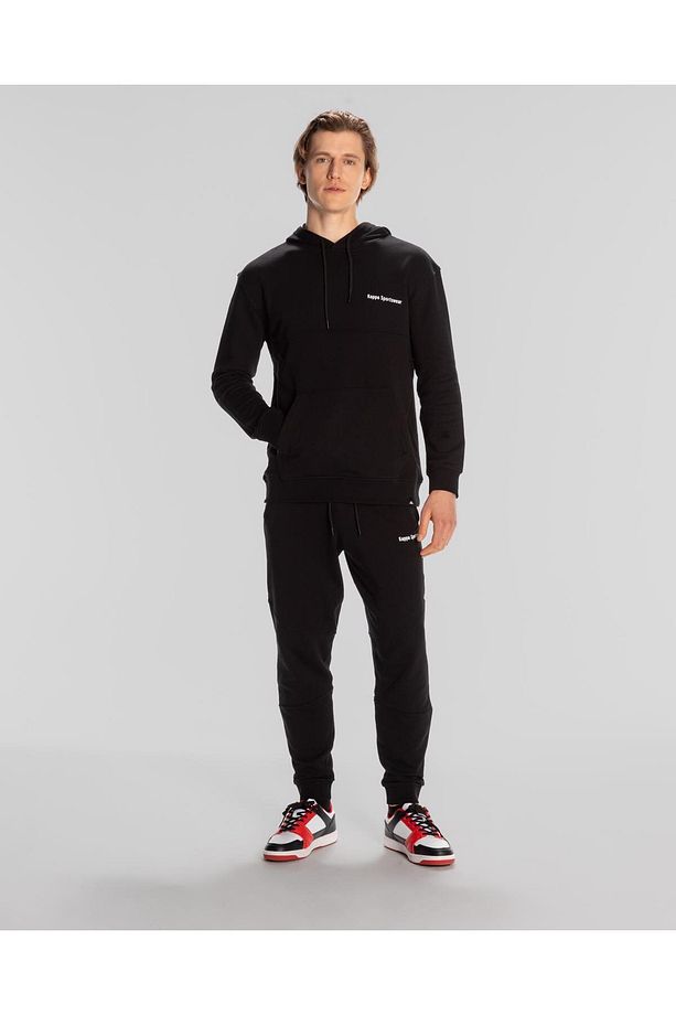 Authentic Theo Erkek Siyah Regular Fit Hoodie - 2